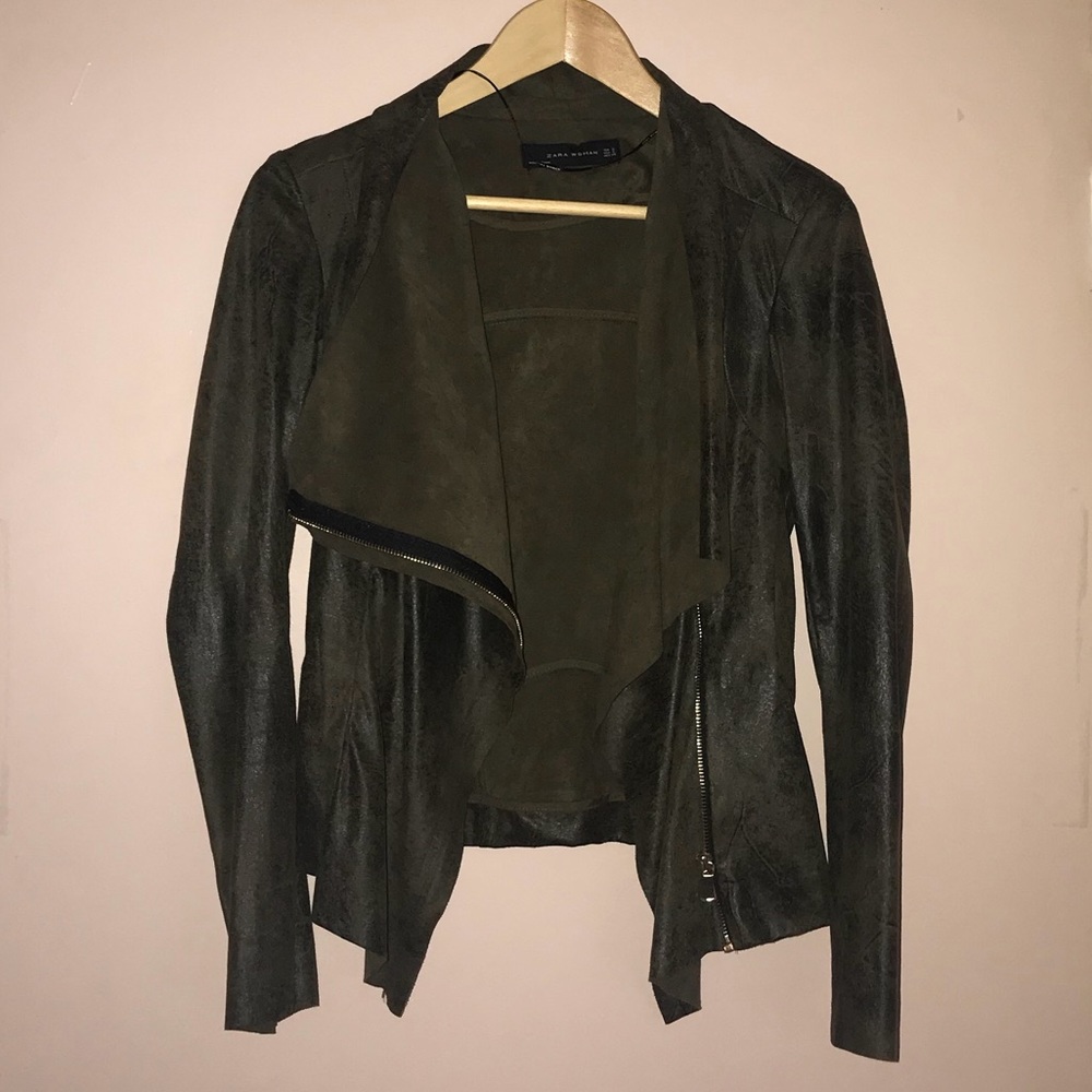 ZARA Faux Suede Jacket